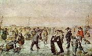 Hendrick Avercamp A Scene on the Ice oil